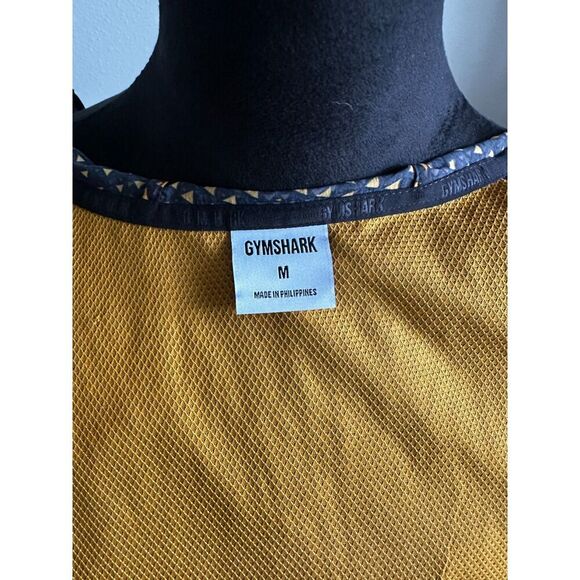 Gymshark Men's Cut Yellow & Navy Hooded Sports Windbreaker Rain Jacket Size M - Picture 9 of 10